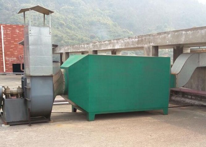 车间吸附废气设备密封圈加工厂废气处理(橡胶废气处理)工艺流程