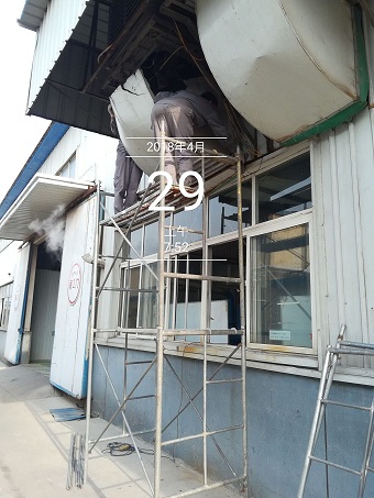 工业大风扇FH在线怎么做的工厂通风降温效果